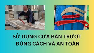 SỬ DỤNG CƯA BÀN TRƯỢT MỘT CÁCH AN TOÀN  với phôi nhỏ HOLZTEK T-320