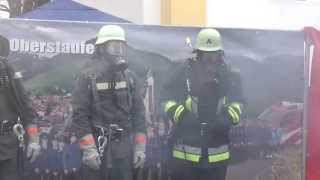 preview picture of video 'Modenschau der Feuerwehr Oberstaufen'