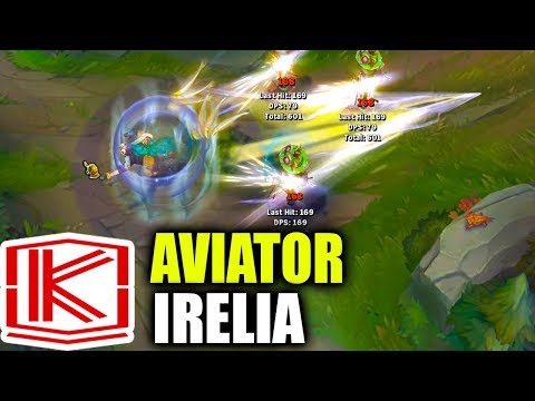 AVIATOR IRELIA REWORK SKIN SPOTLIGHT - League of Legends