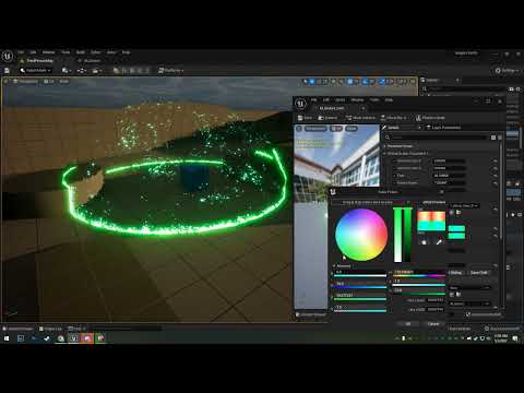 Niagara FX - Unreal Engine 5 - Distortion Shield AOE Variation