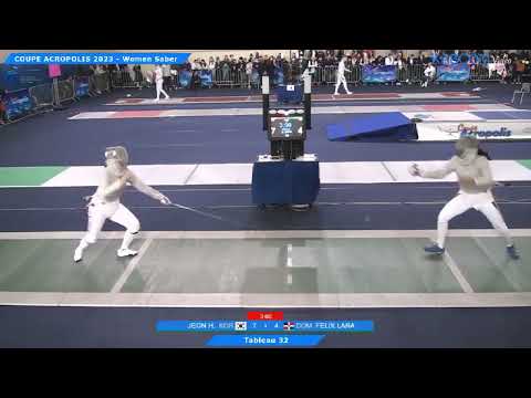 Coupe Acropolis 2023 SWS - L32 - Jeon Hayoung KOR v Rossy Lara Felix DOM