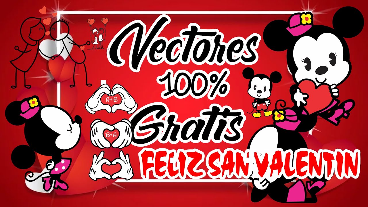 👌🔥VECTORES GRATIS/DE SAN VALENTÍN😍 2021/ FULL EDITABLES🔰