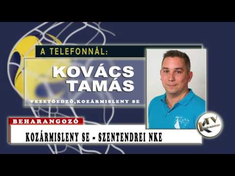 Kozármisleny TV, Kozármisleny SE – Szentendrei NKE beharangozó