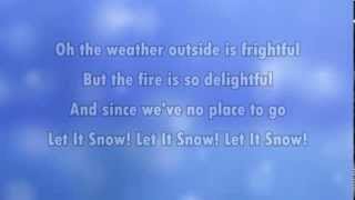 Let it snow (karaoke - lyrics)