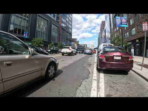 Boston Massachusetts - Fenway - Boylston Street - Bike Lane Path How To Ride - Red Sox Tickets