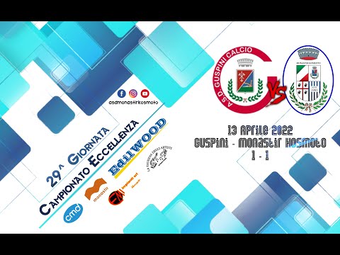 13/04/2022 Guspini - Monastir Kosmoto (Gol e Highlights)