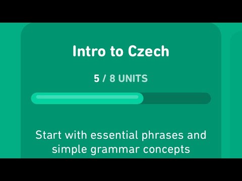 *Let’s learn Czech with Duolingo
