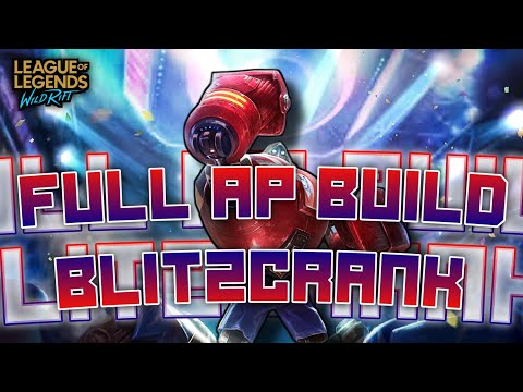 Blitzcrank Full AP Build Gameplay | League of Legends Wild Rift