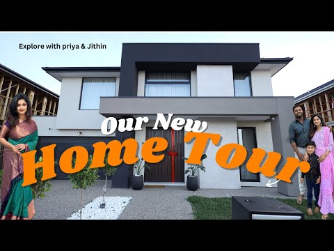 Vlog #28 Our HOME TOUR I Home in Australia I எங்கள் புதிய வீடு I Couple Vlog 22 I Modern House