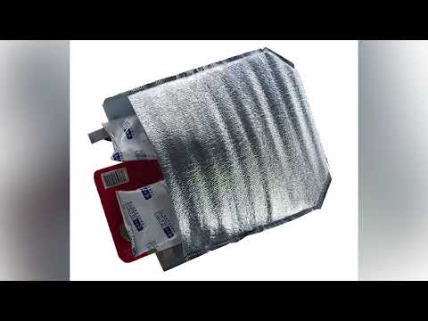 Pizza thermal bag with foil foam lined fruit box liners insulated food packaging bag delivery bag