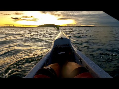Evening paddle - Epic V7 surfski