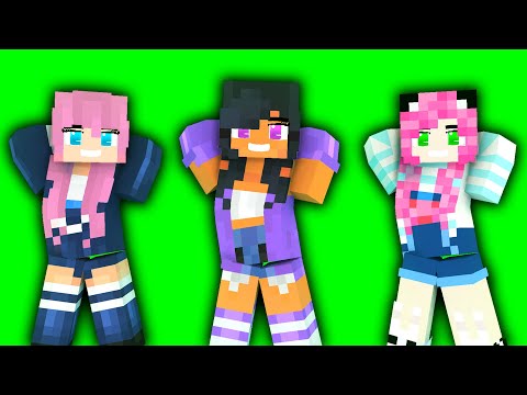 SUPER IDOL YAY ARIGATO PRETTY APHMAU, MEU SAN, SHADOWLADY - MINECRAFT ANIMATION