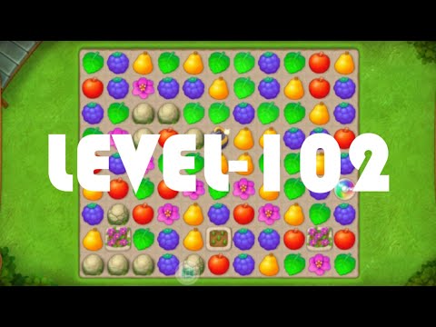 Playrix Gardenscapes-Level 102 Gameplay