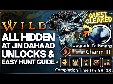 Monster Hunter Wilds - Arch Tempered Jin Dahaad Secret Unlocks, New Attacks, Easy Hunt & More Guide!