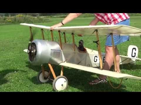 Awesome 1/3 Scale Bristol Scout Can Turn it On