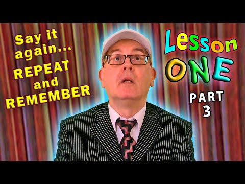 LEARNING ENGLISH - LESSON 1 ( Repeat and Remember)