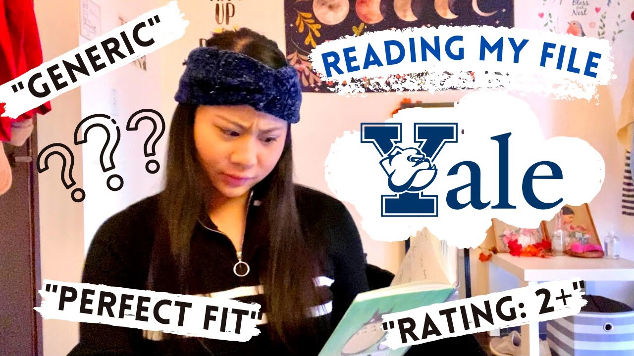 Viewing My College Admissions File! Finding out why my Yale officers accepted me