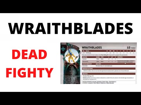 Wraithblades Rules Reviewed - they're DEAD Fighty? Codex Aeldari Leaks / Reveals