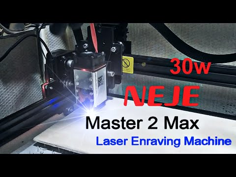 NEJE Master 2 max with 30W modul 460 x 810 mm engraver / cutter (unbox / assembly / test)