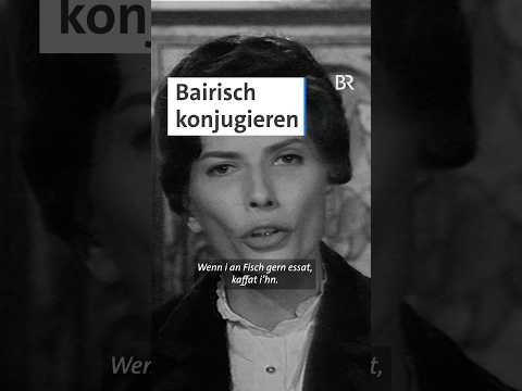 🗯 Bairischkurs: Bairisch konjugieren! | #dialekt #bairischlernen #brretro | BR shorts