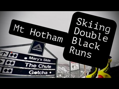 Skiing Double Black Runs at Mt Hotham