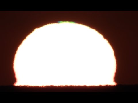 Sunrise Furci Siculo: Omega Sun, Green Flash