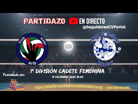 CV ARTÀ vs CV PÒRTOL - 19/12/2025 - 1ª DIV CAD FEM - J11
