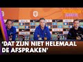 Perschef Oranje grijpt in: De Jong mag vraag Hélène niet beantwoorden | VANDAAG INSIDE