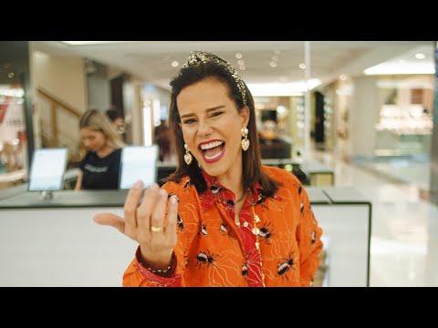 Narcisa conhece o novo espaço do Etiqueta Única no Iguatemi SP