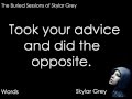 Skylar Grey - Words Lyrics Video 