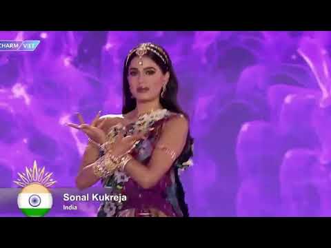 Sonal Kukreja Stuns in Fabrics of India National Costume at Miss Supranational 2024!