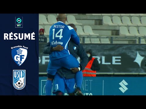 GRENOBLE FOOT 38 - USL DUNKERQUE (1 - 0) - Résumé - (GF38 - USD) / 2021-2022
