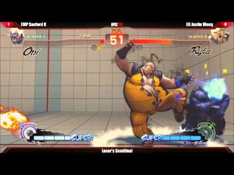 EMP Sanford Kelly vs EG Justin Wong AE2012 Apex2014