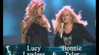 Lucy Lawless (et Bonnie Tyler) :  Total eclipse 