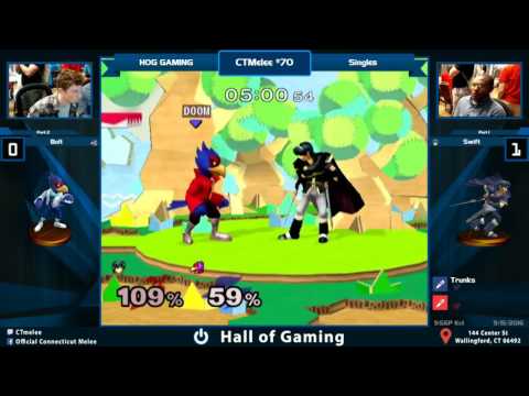 CTmelee #70 - Bolt (Falco) vs Swift (Marth) - Winner's Semifinals SSBM Tournament