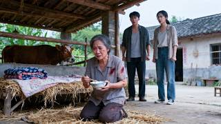 母親天天被二兒子和媳婦欺負壓榨，每天還不讓上桌吃飯，竟然還妄想讓她睡在牛棚，老大得知後強勢回歸帶走娘！