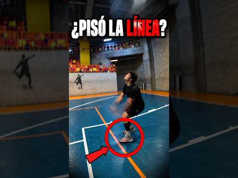 ¿Pisó la línea o fue punto válido? 👀🏐#volleyball #voleibol #pov