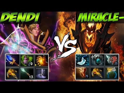 Dendi Invoker VS Miracle- Shadow Fiend - Dota 2