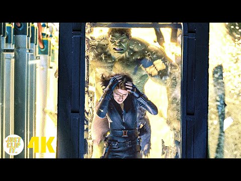 Hulk Chasing Black Widow Scene | The Avengers (2012) Clip HD 4K