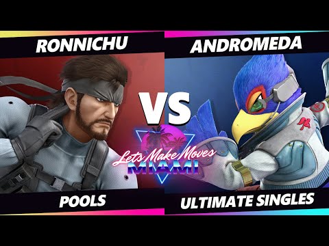 Let's Make Moves Miami - Ronnichu (Snake) Vs. Andromeda (Falco) SSBU Ultimate Tournament