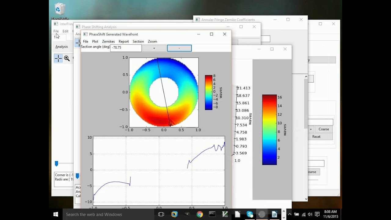 InterFringe: video interferogram analysis example