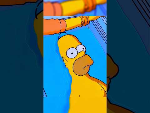 Homer Gets Buried Alive 😳⚰️ #simpsons #shorts #funny