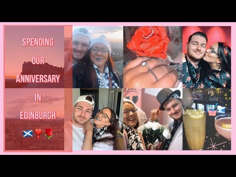 SPENDING OUR ANNIVERSARY IN EDINBURGH VLOG | NATHAN AND DANIELLE