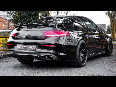 LOWERING A MERCEDES C63 AMG W205 ON EIBACH SPRINGS