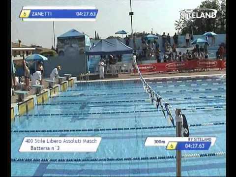 Serie 3 dei 400 Stile Libero  Assoluti Maschi Master - 12 MEMORIAL ANDREA BETTIOL