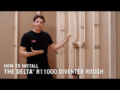 How to Install the Delta® R11000 3&6 Setting Diverter Rough