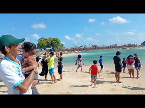 Dia, de passeio com a Família no recanto das águas, município de Itaubal Macapá, Amapá vêm conhecer 