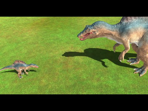 NEW Update! Tiny Spinosaurus vs Giant Spinosaurus |Animal Revolt Battle Simulator