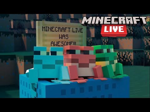 Reazione al Minecraft 1.20 I Minecraft live 2022