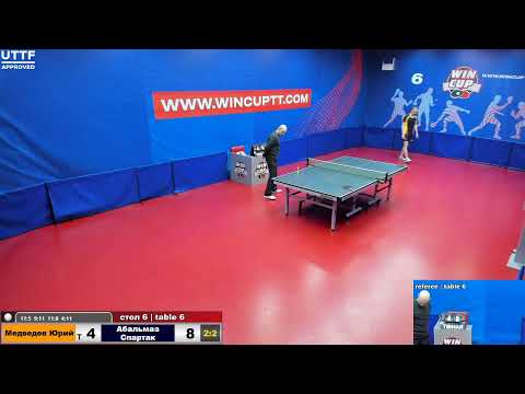 Медведев Юрий 2-3 Абальмаз Спартак     Восток 8  13.02.2021 Прямой эфир . Зал 6